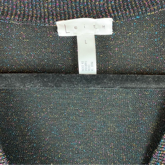 Leith Shimmer Sparkle Cardigan EUC Size L - Picture 6 of 9